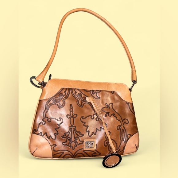 Achados Repassa Brazilian Medium Brown Shoulder Bag - NEW - Picture 4 of 11